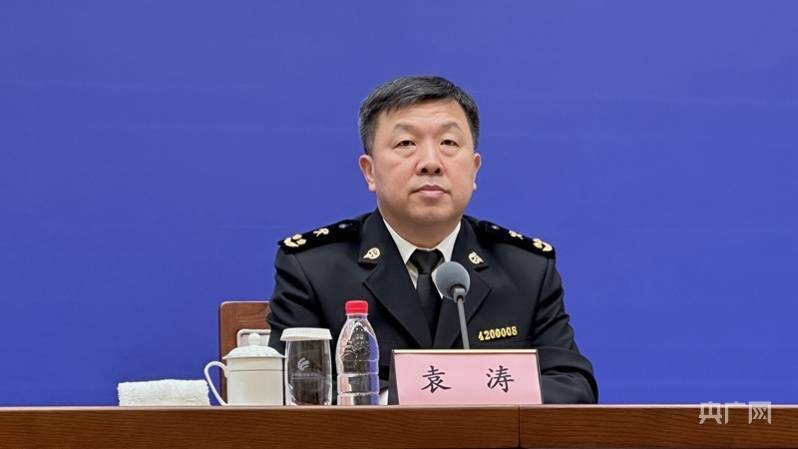 青岛海关副关长袁涛(央广网记者李舜 摄)据海关统计,截至2022年,山东