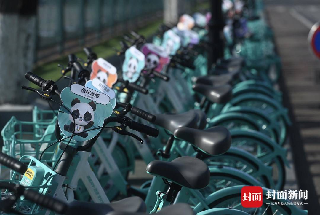 大运会"定制"共享单车 尽显成都范儿图集