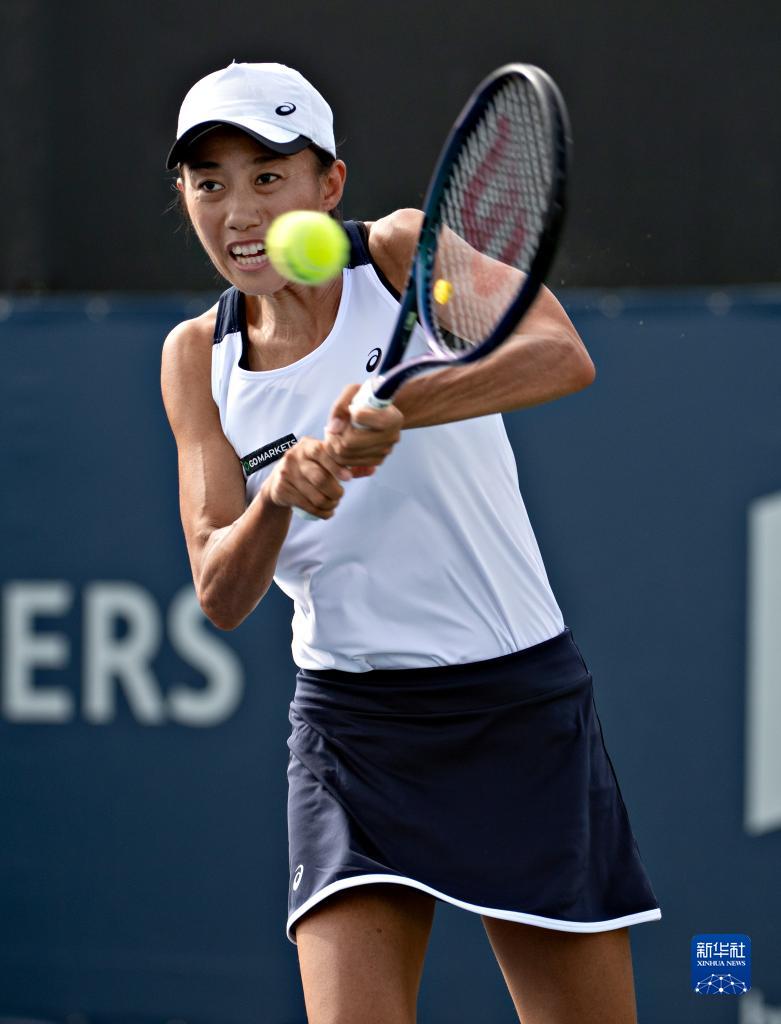 网球——加拿大国家银行公开赛:张帅无缘第二轮