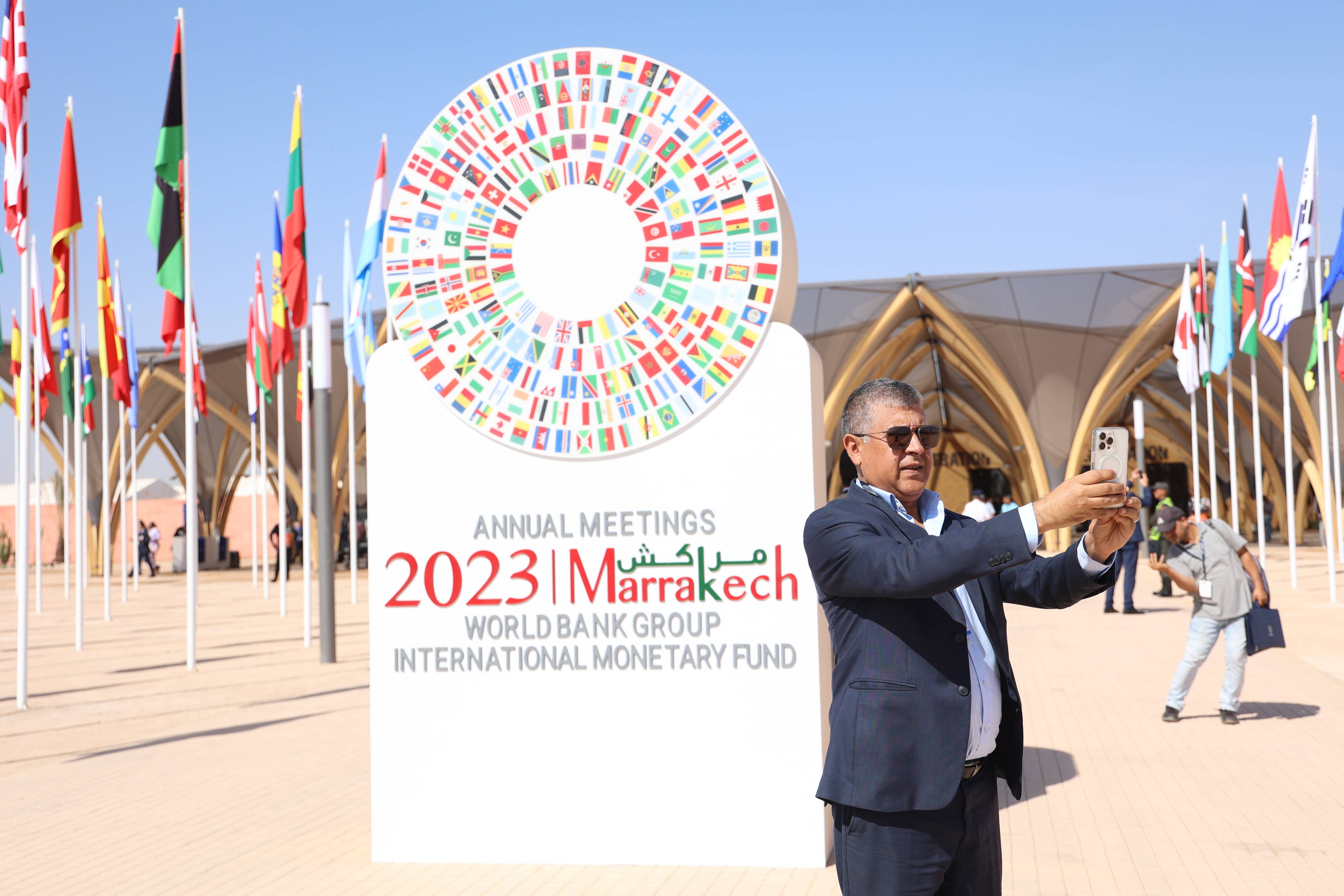 (国际)国际货币基金组织和世界银行2023年年会在摩洛哥开幕