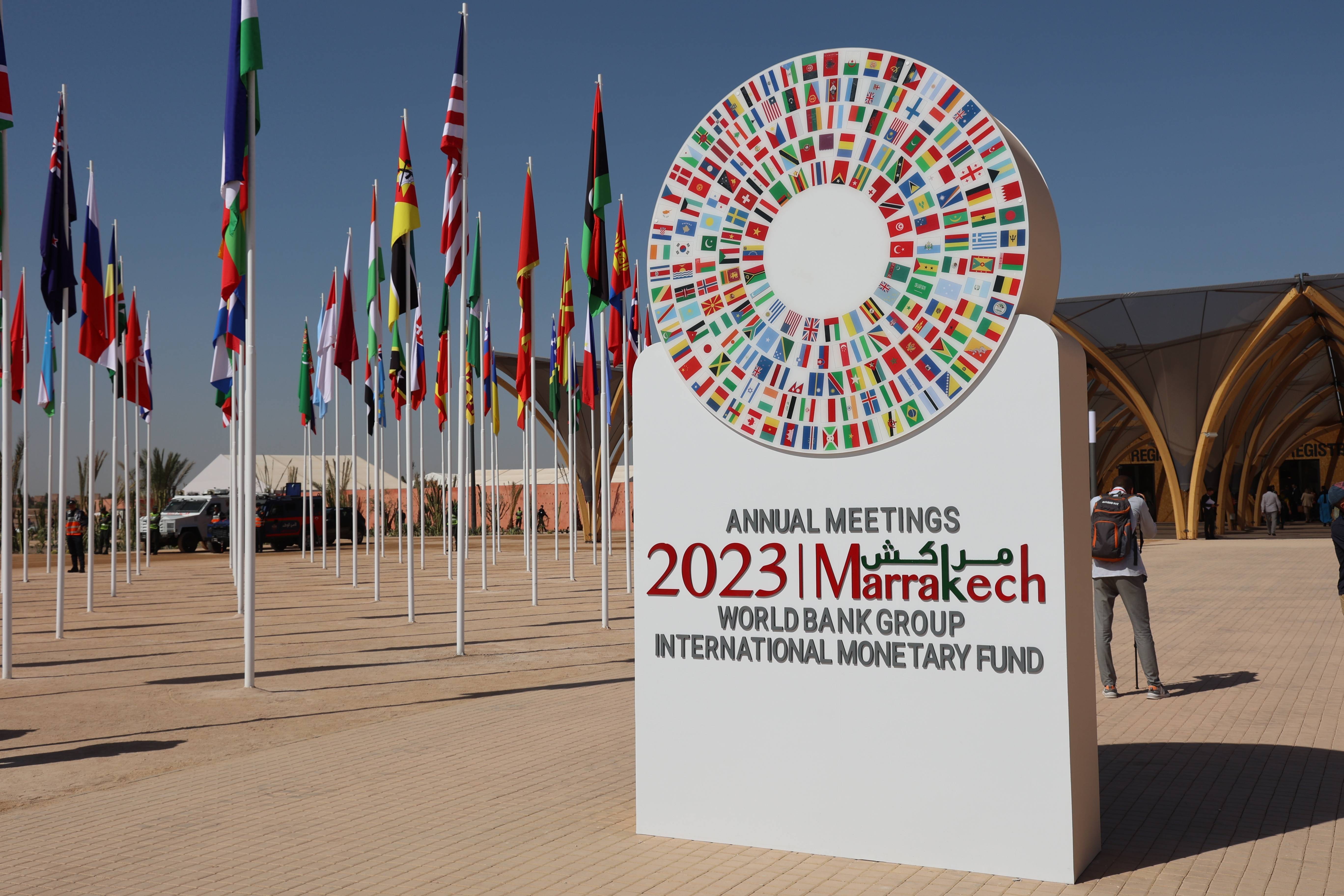 (国际)国际货币基金组织和世界银行2023年年会在摩洛哥开幕