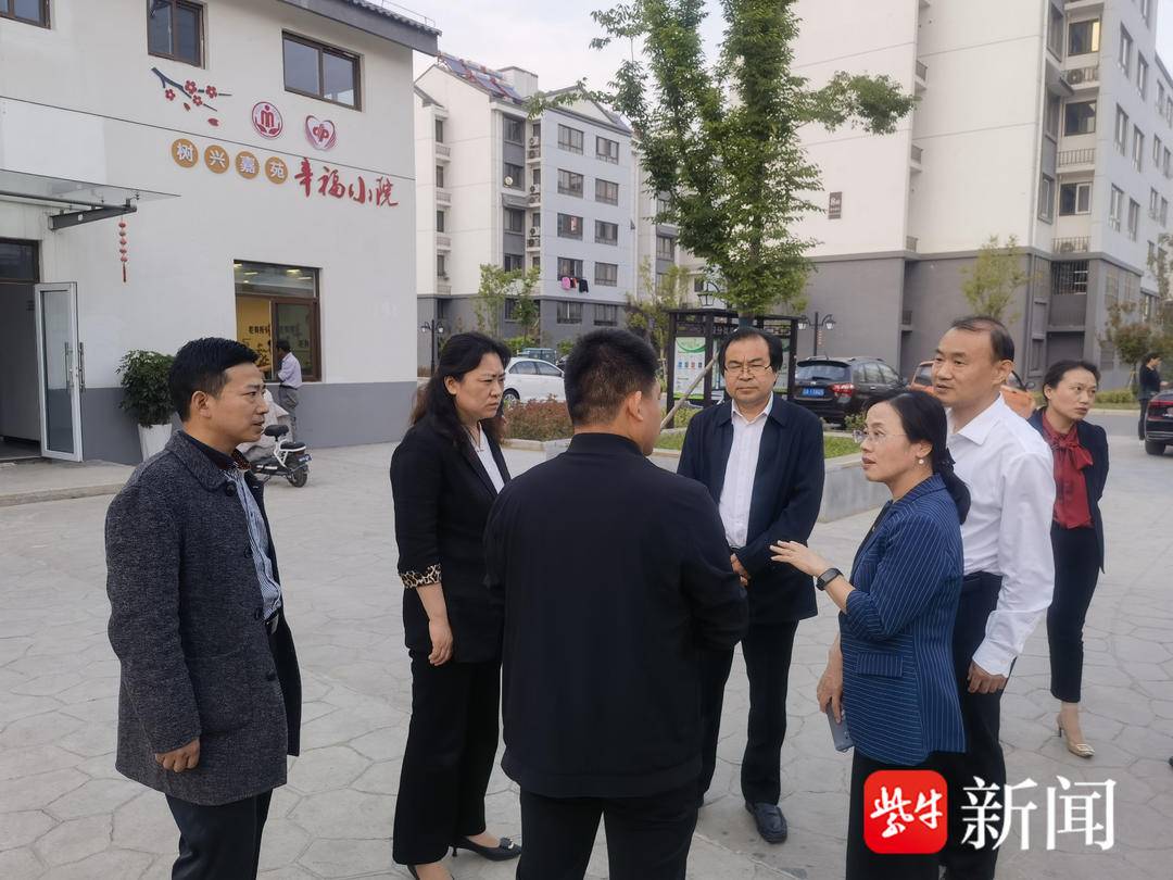 副厅长张燕检查督导树兴嘉苑社区幸福小院建设"淮安市淮阴区60岁以上