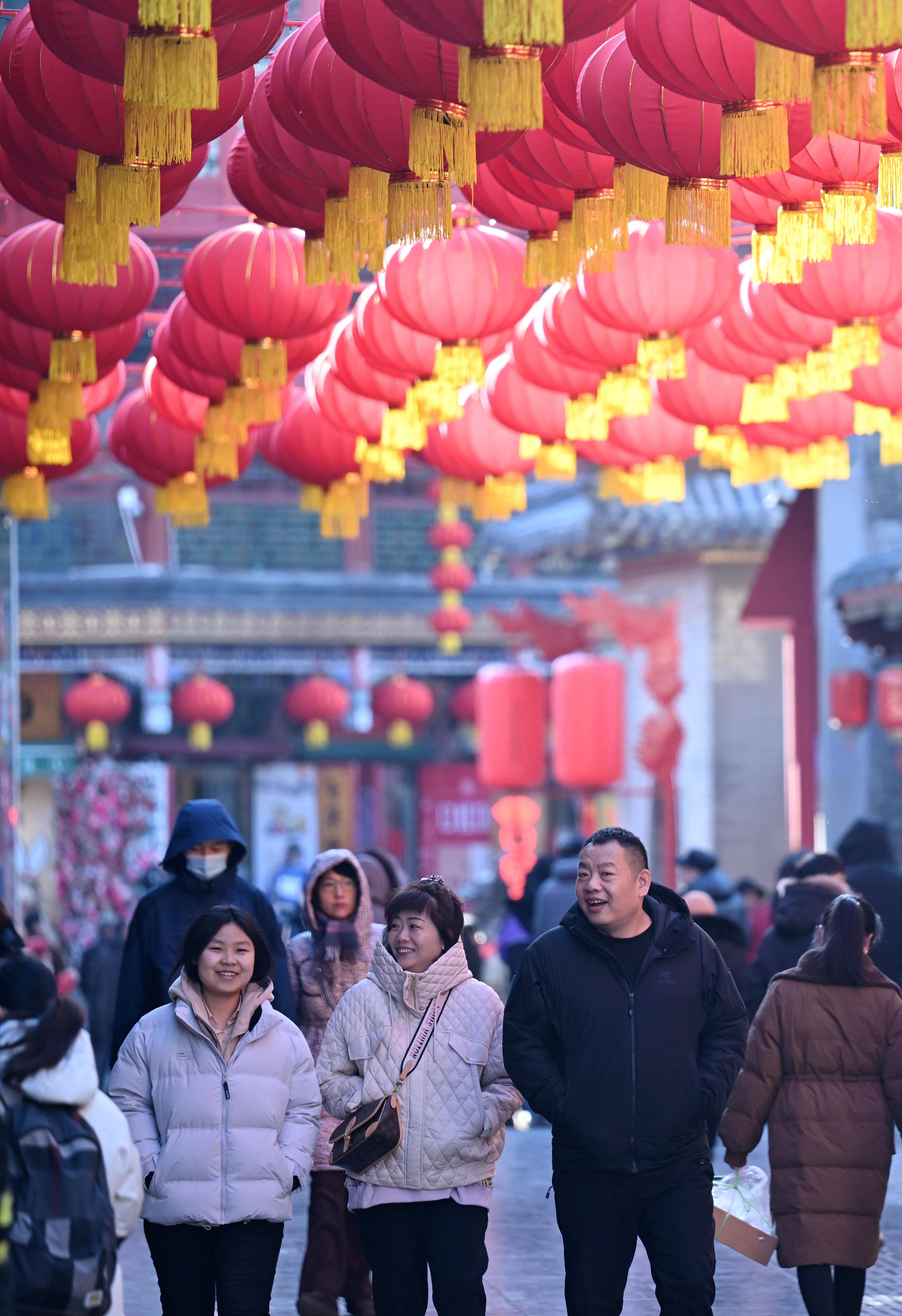 古代过年图片街道图片