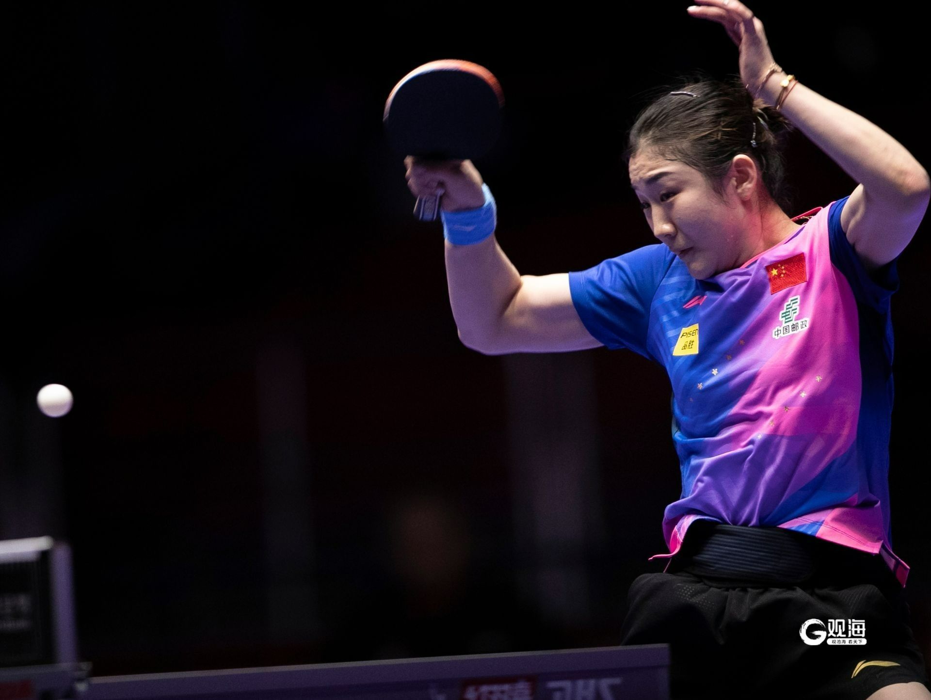 青岛运动员陈梦在本届世乒赛表现不俗.