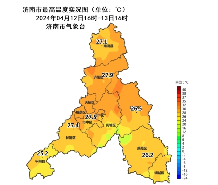 济南天气预报一周7天天气大全