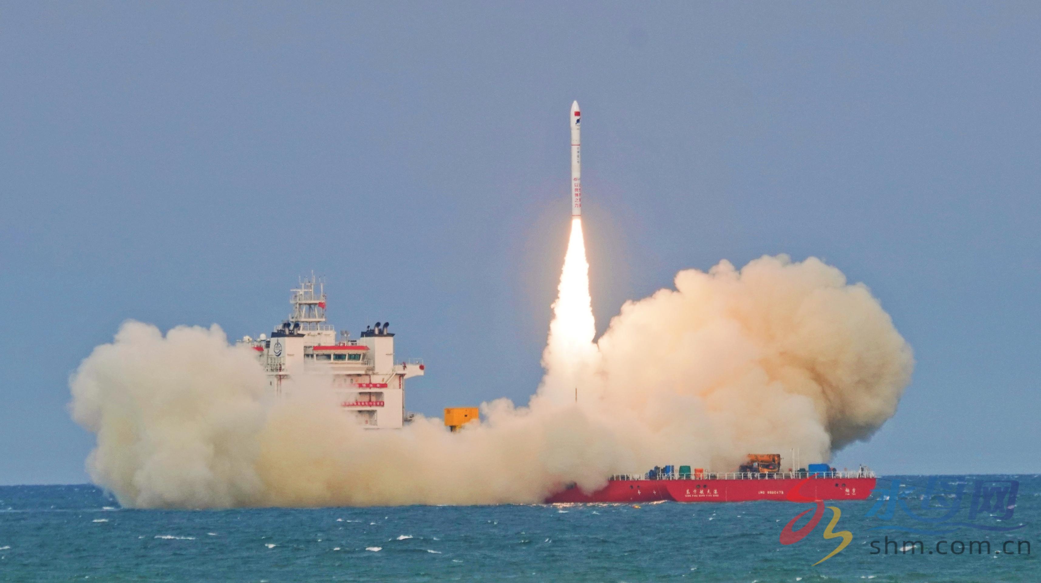 67海上机动发射又一拓展 海阳船发海阳箭——烟台海阳火箭发射