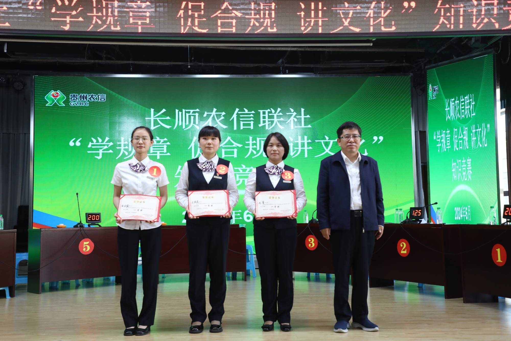 贵州长顺县联社举办"学规章 促合规 讲文化"知识竞赛活动