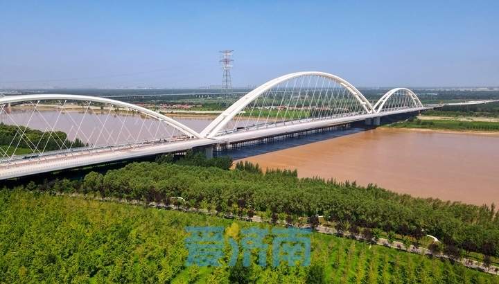 项目强省会济南黄河齐鲁大桥建设积极推进
