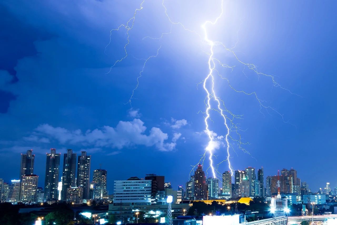 雷电天气图片大全图片