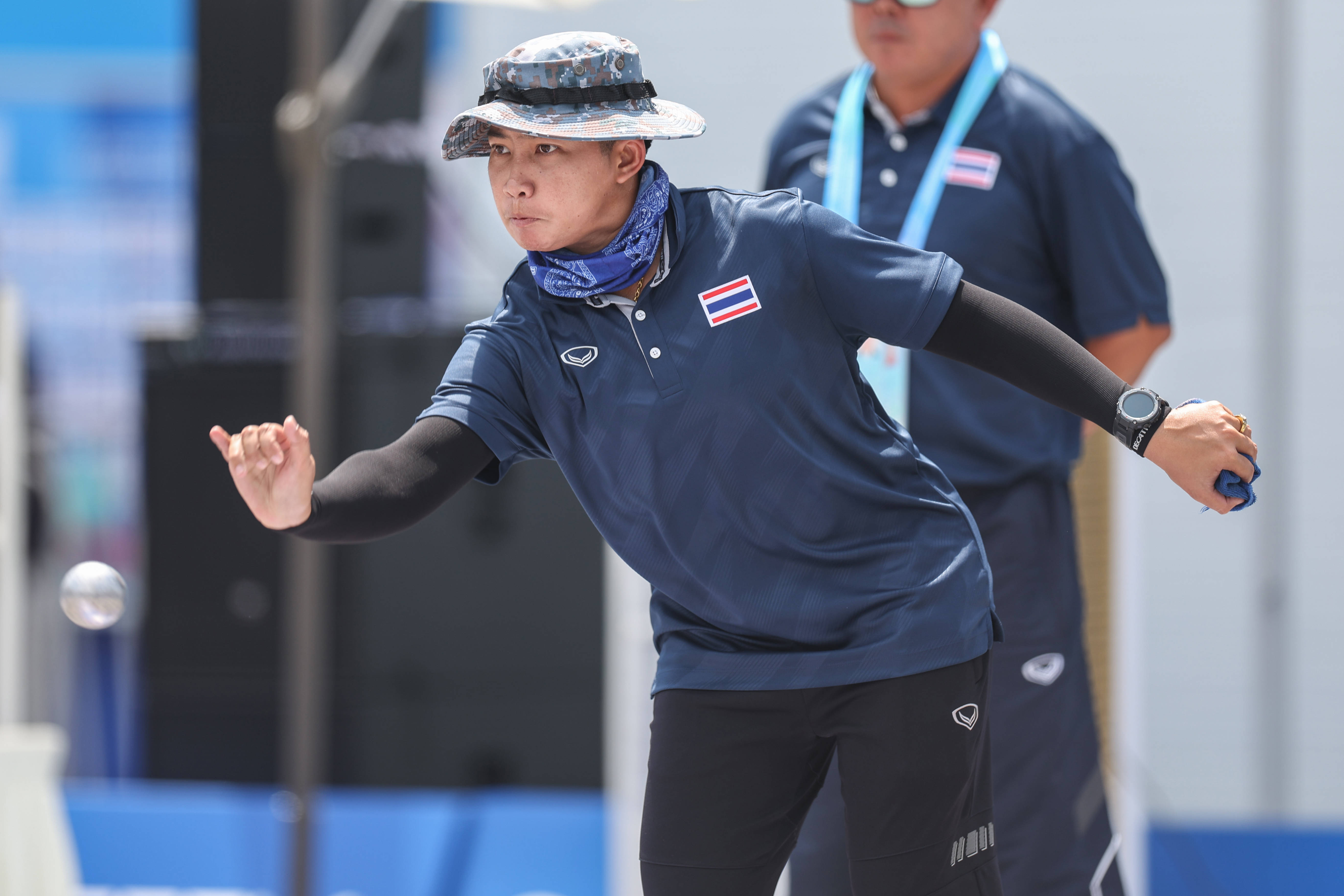 （成都世运会）地掷球——小金属地掷球女子单人准确抛击预赛赛况