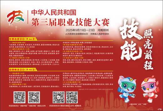 中华人民共和国第三届职业技能大赛