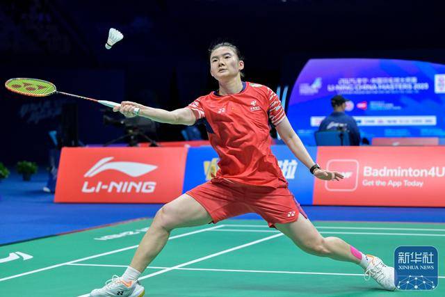 中国羽毛球大师赛：韩悦晋级女单八强