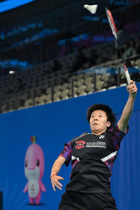 全运会丨羽毛球——18岁以下女子团体决5-6名：湖南队胜浙江队