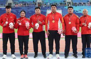 全运会陈成雨夺得田径男子铅球冠军