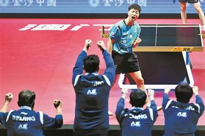 北京队夺全运会乒乓球男团冠军