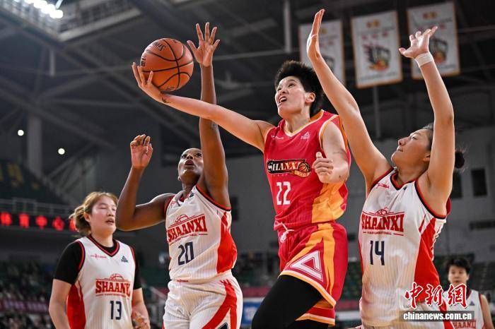 WCBA常规赛：山西竹叶青队胜陕西榆林天泽队