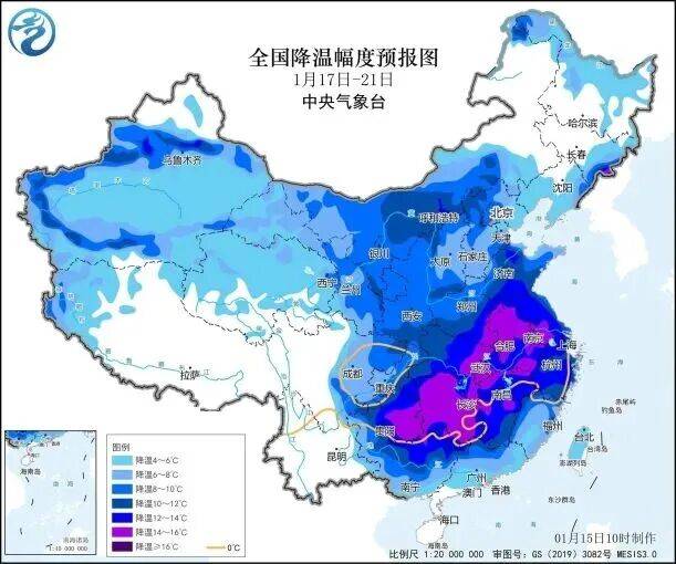 入冬以来最强！大范围雨雪冰冻天气即将上线