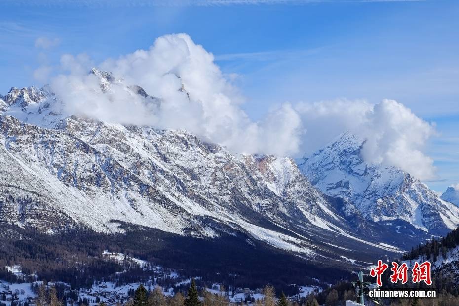 （米兰冬奥会）意大利科尔蒂纳丹佩佐风光怡人